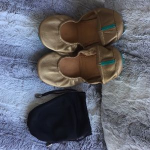 Tieks! Metallic gold size 8, gently used